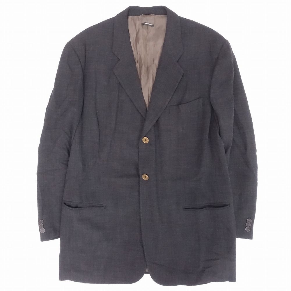 GIORGIO ARMANIジョルジオアルマーニ イタリア製ウールジャケットXL