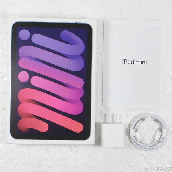 極美品 iPad mini（A17 Pro）セルラーモデル パープル 128GB 展示品〕 iPad mini(A17 Pro) 128GB パープル MXN93J／A Wi-Fi
