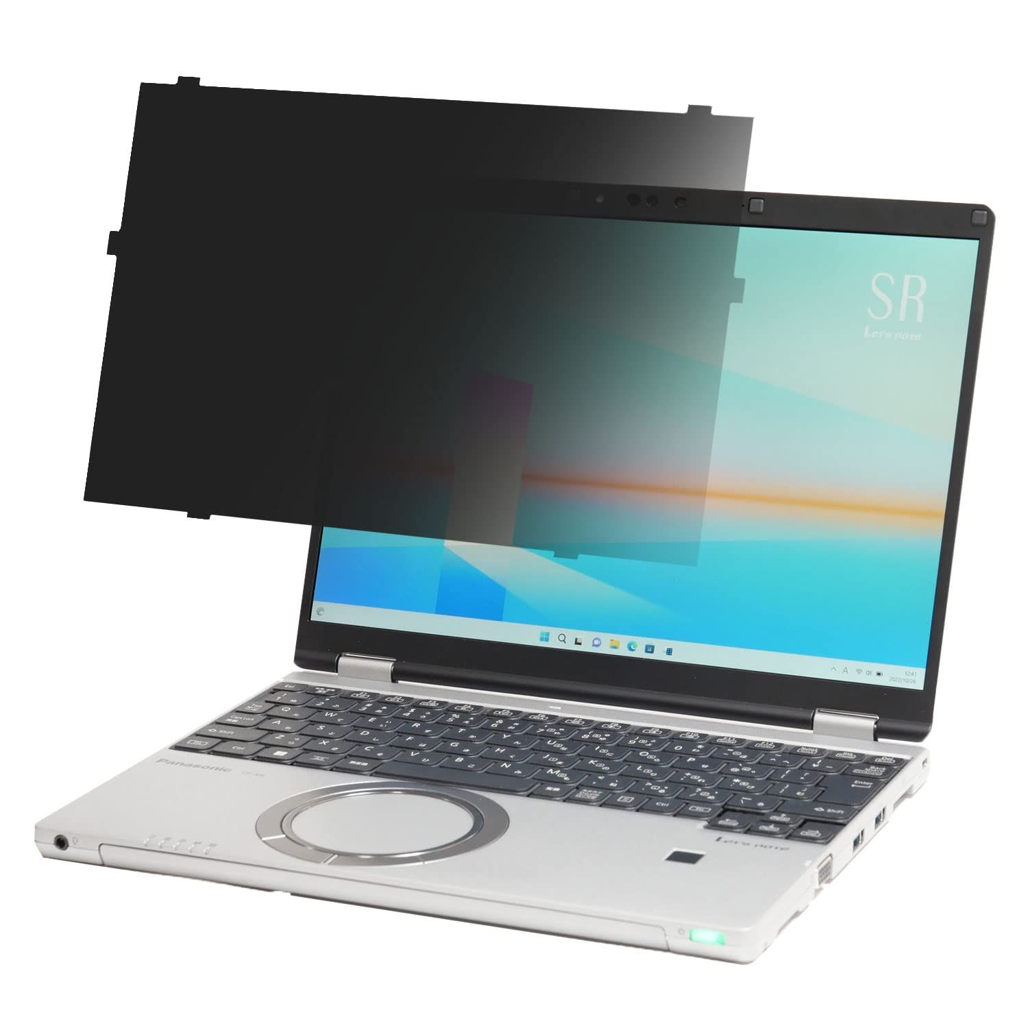 【在庫処分】BYRYU レッツノート CF-SR (CF-SR4/SR3) (タッチパネル非搭載モデル) シリーズ専用 はめ込み型 のぞき見防止 フィルター プライバシーフィルター ブルーライトカット 反射防止 フィル