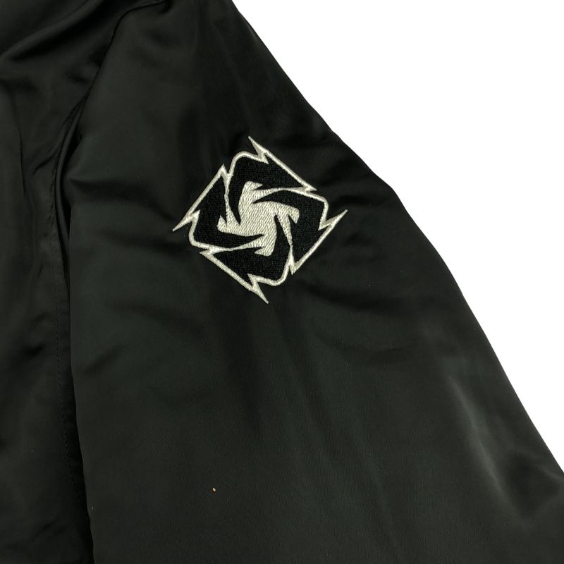 中古】THE RAMPAGE ワッペンジャケット サイズM ブラック ラン
