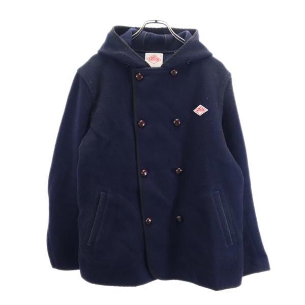 ダントン 日本製 ウールブレンド ダブルボタン ジャケット 42 ネイビー Danton メンズ 【中古】  【221211】