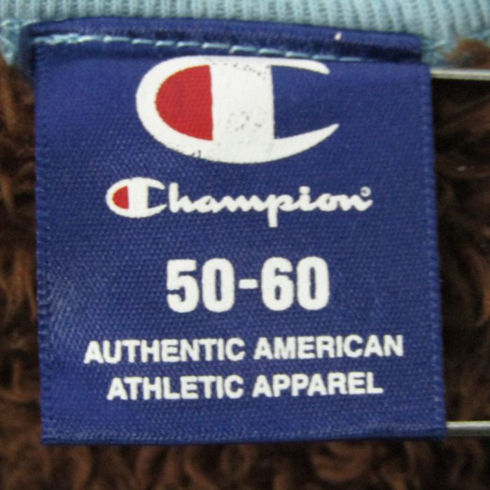 チャンピオン ツナギ つなぎ オールインワン ロンパース ボアフリース ベビー 男の子用 50-60サイズ ブラウン Champion 【中古】