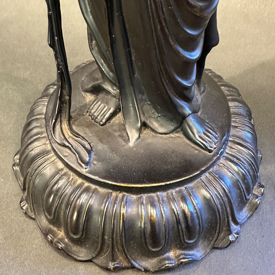 聖観音菩薩像 観音様 高村光雲 原型 仏像 金属工芸 銅製 高さ約31cm