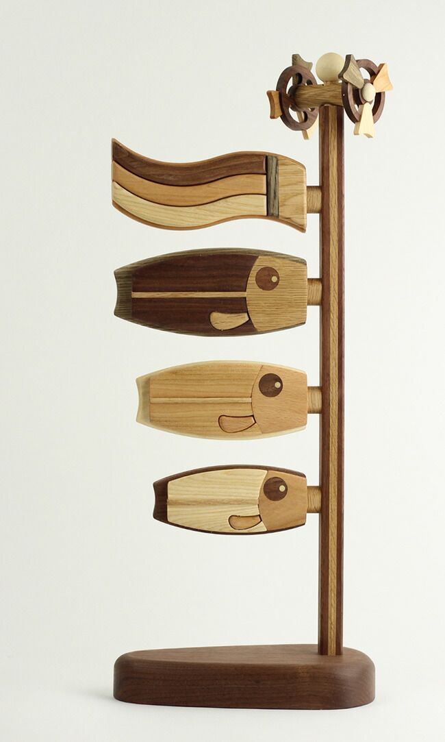 ササキ工芸 木製鯉のぼり 和 中 天然木 TOY-KOI-M こいのぼり 室内 コンパクト おしゃれ 置物 飾り インテリア 木製 木 ミニ WWW_OLIVIERBERNSTEIN_COM