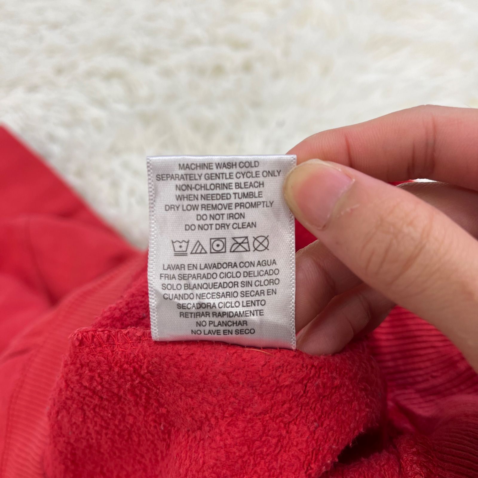  プルオーバーパーカー フード NHL ブラックホークスデザイン レッド Sサイズ ベビー キッズ 男女兼用 パーカー トップス