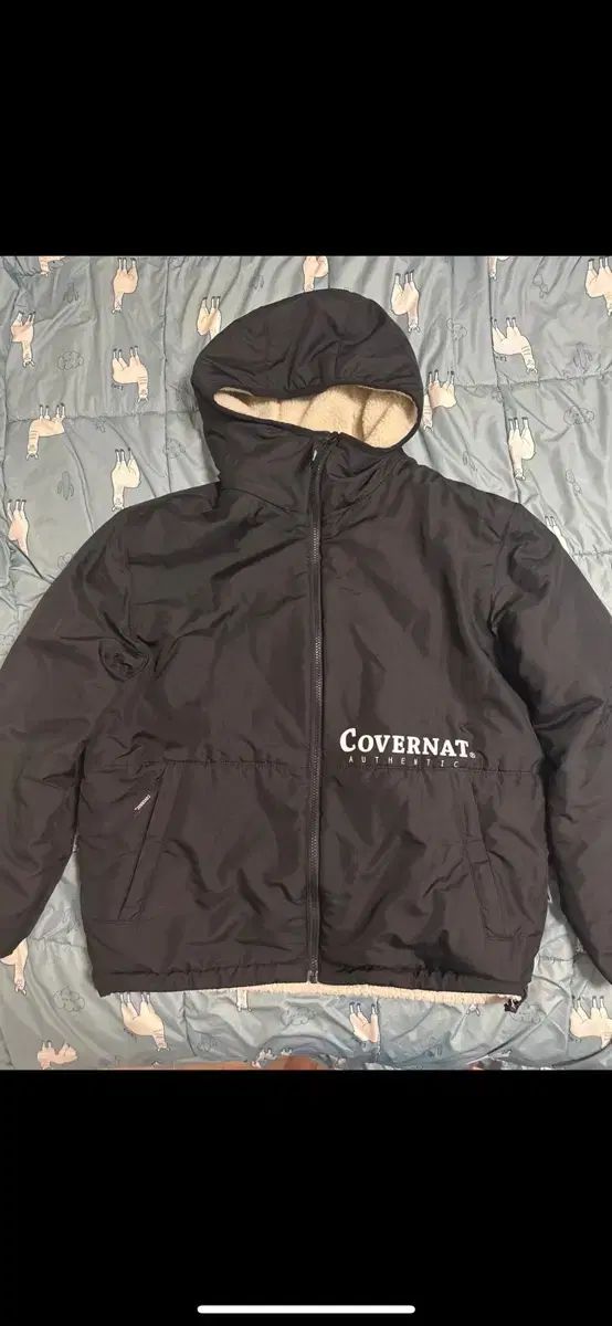 COVERNAT(カバーナット) リバーシブル ダウンジャケット フリース M