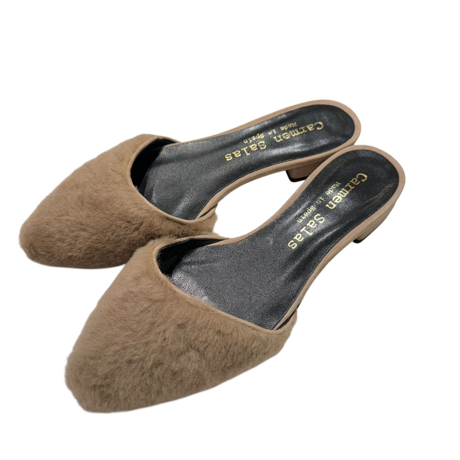 Carmen Salas カルメンサラス ファーミュール レディース ベージュ 36