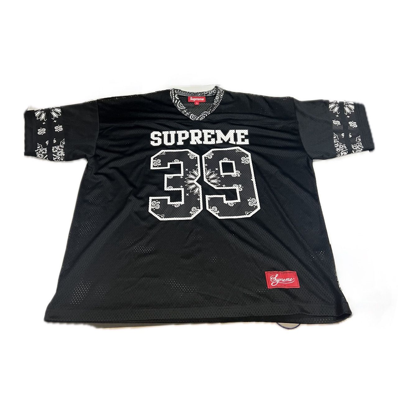 Supreme Bandana Football Jersey ブラック Supreme Bandana Football Jersey – Hidden Hype Clothing