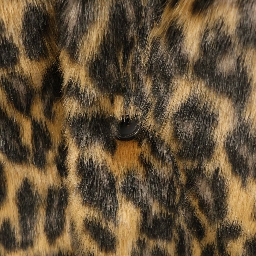 SAINT MICHAEL (セントマイケル) 24AW FUR COAT レオパード ファー