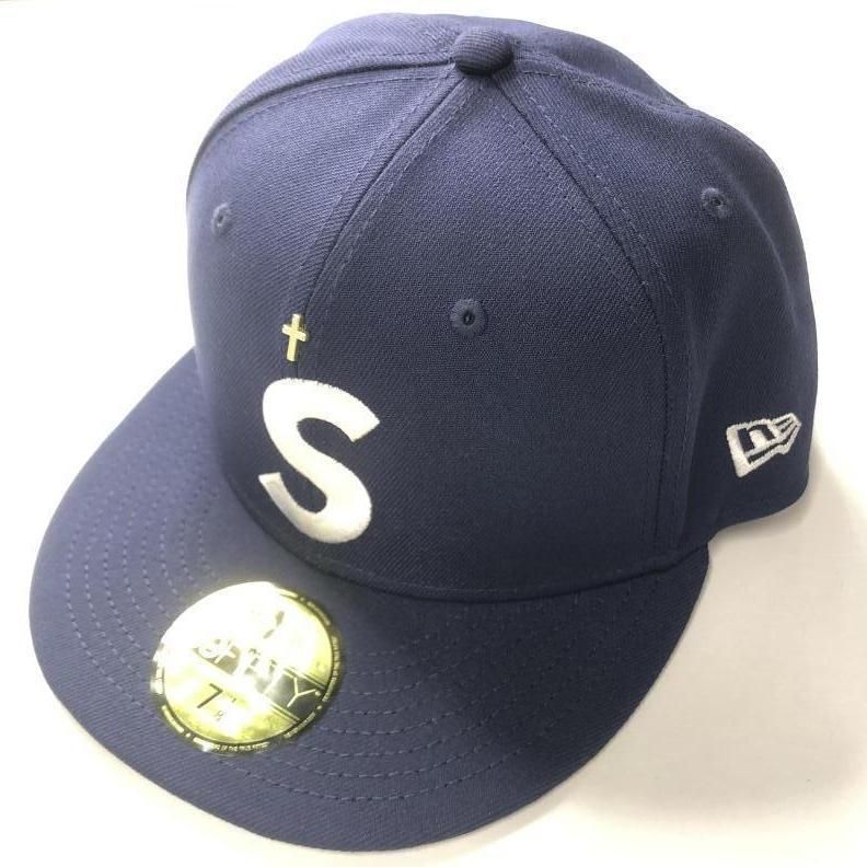中古】Supreme × NEW ERA 24SS Gold Cross S Logo キャップ 7 3