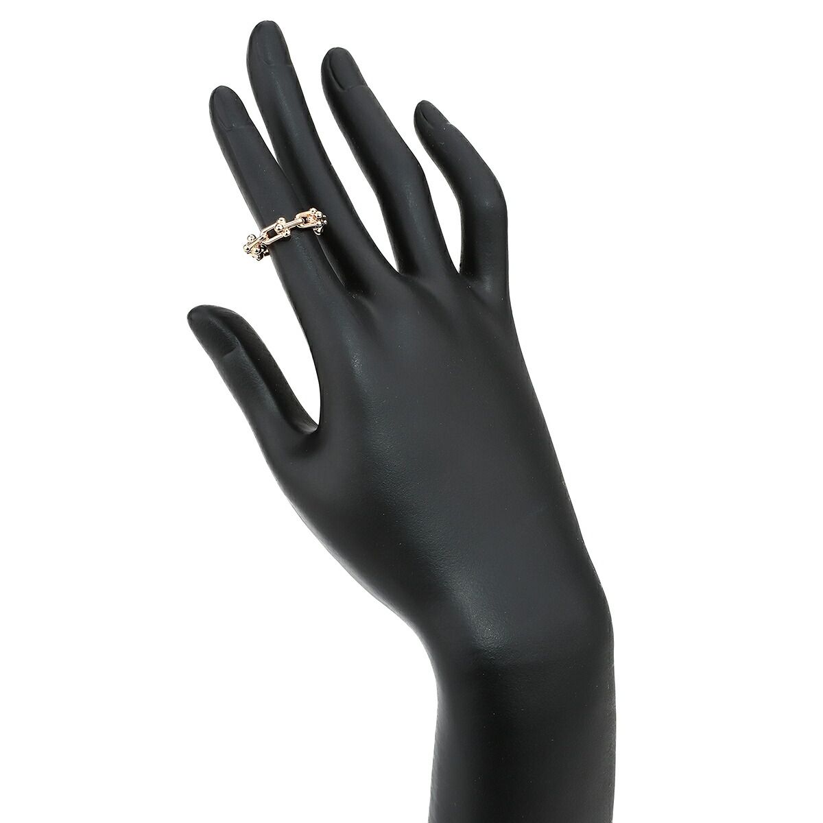 ティファニー ハードウェア マイクロ リンク リング 指輪 K18 5号  