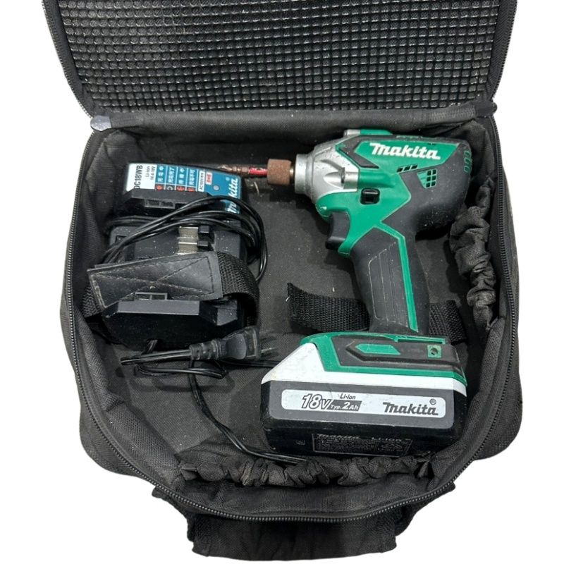 makita マキタ 充電式インパクトドライバ MTD002D 18V グリーン バッテリー BL1820G×1個 充電器 DC18WB 動作 済 32509R59