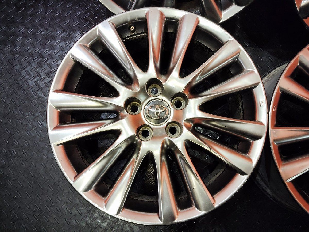 TOYOTA トヨタ ハリアー 純正ホイール 18インチ 4本 7.5J5HPCD114.3+45 