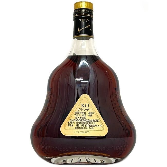 ヘネシー XO Hennessy 金キャップ クリアボトル 旧ラベル - メルカリ