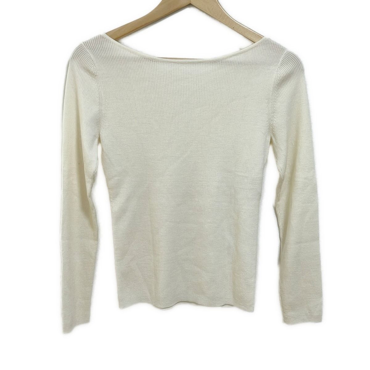 ANAYI アナイ 長袖セーター サイズ38 M レディース - アイボリー Vネック