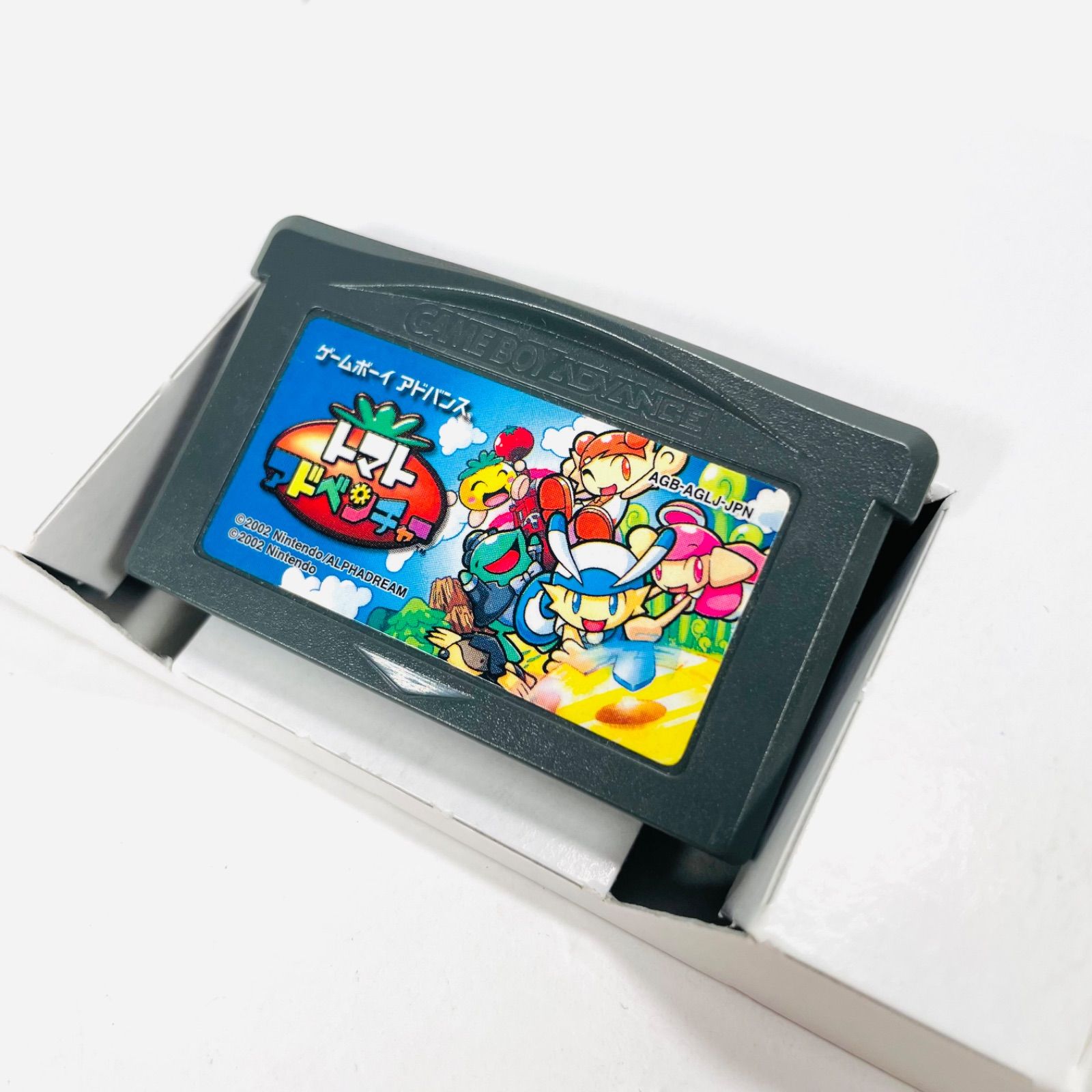 箱 説明書 付き】トマトアドベンチャー GBA ゲームボーイアドバンス