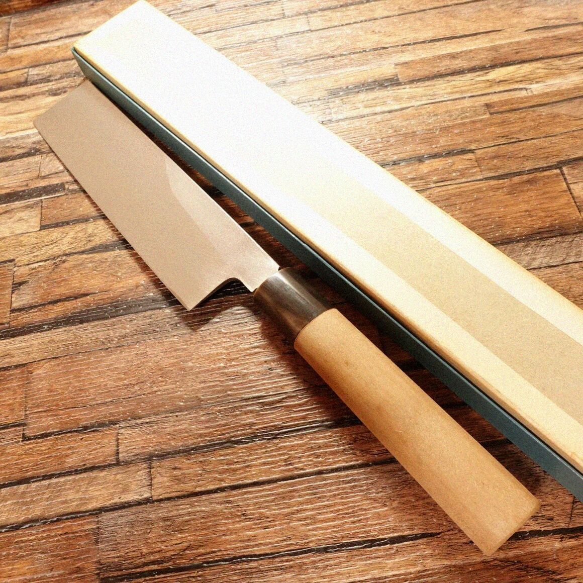 正本総本店 薄刃包丁 研ぎ済 水牛柄 片刃 菜切り き 185mm