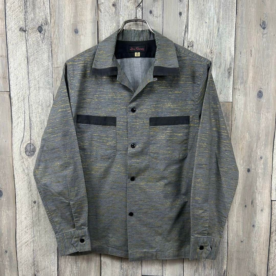 Dry Bones ドライボーンズ オープン 開襟 長袖 シャツ S