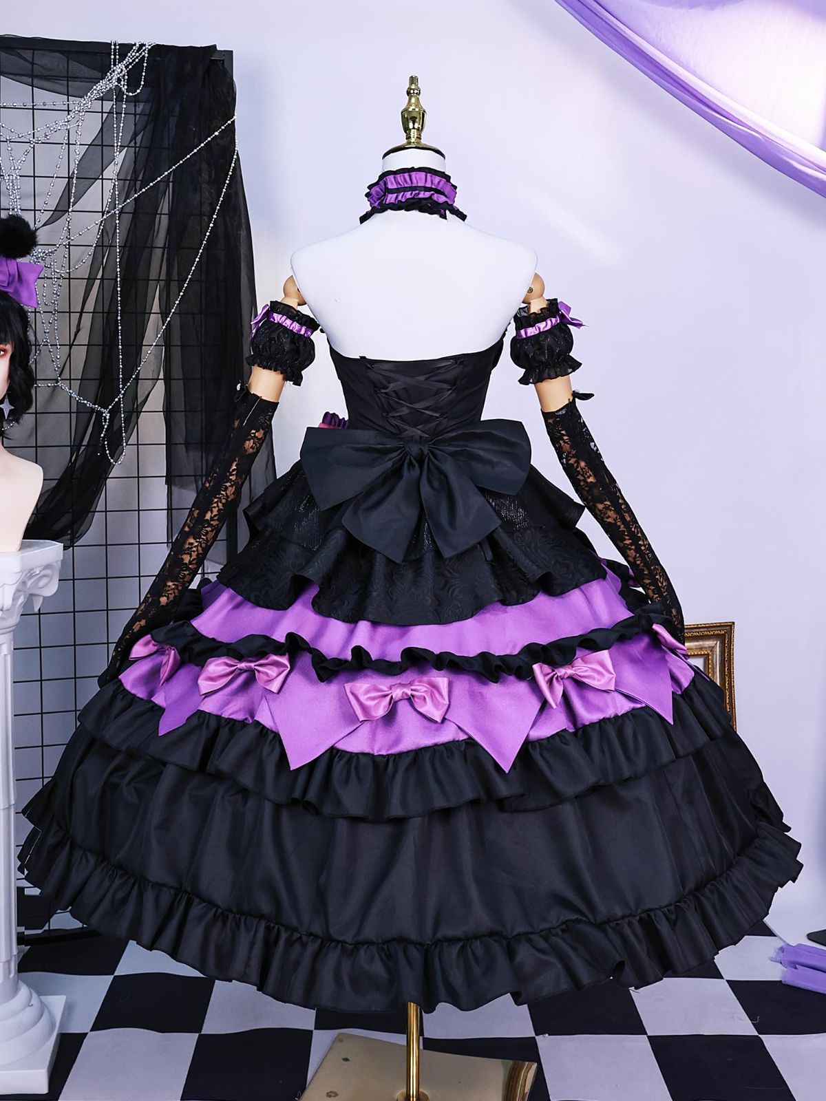 高品質 第五人格 紅夫人xサンリオ クロミ コスプレ衣装 かつらをつけるアイデンティティー5 血の女王 マリー 紅夫人 女爵 コスプレ用BJ0925ML03 ハロウィン WWW_OLIVIERBERNSTEIN_COM