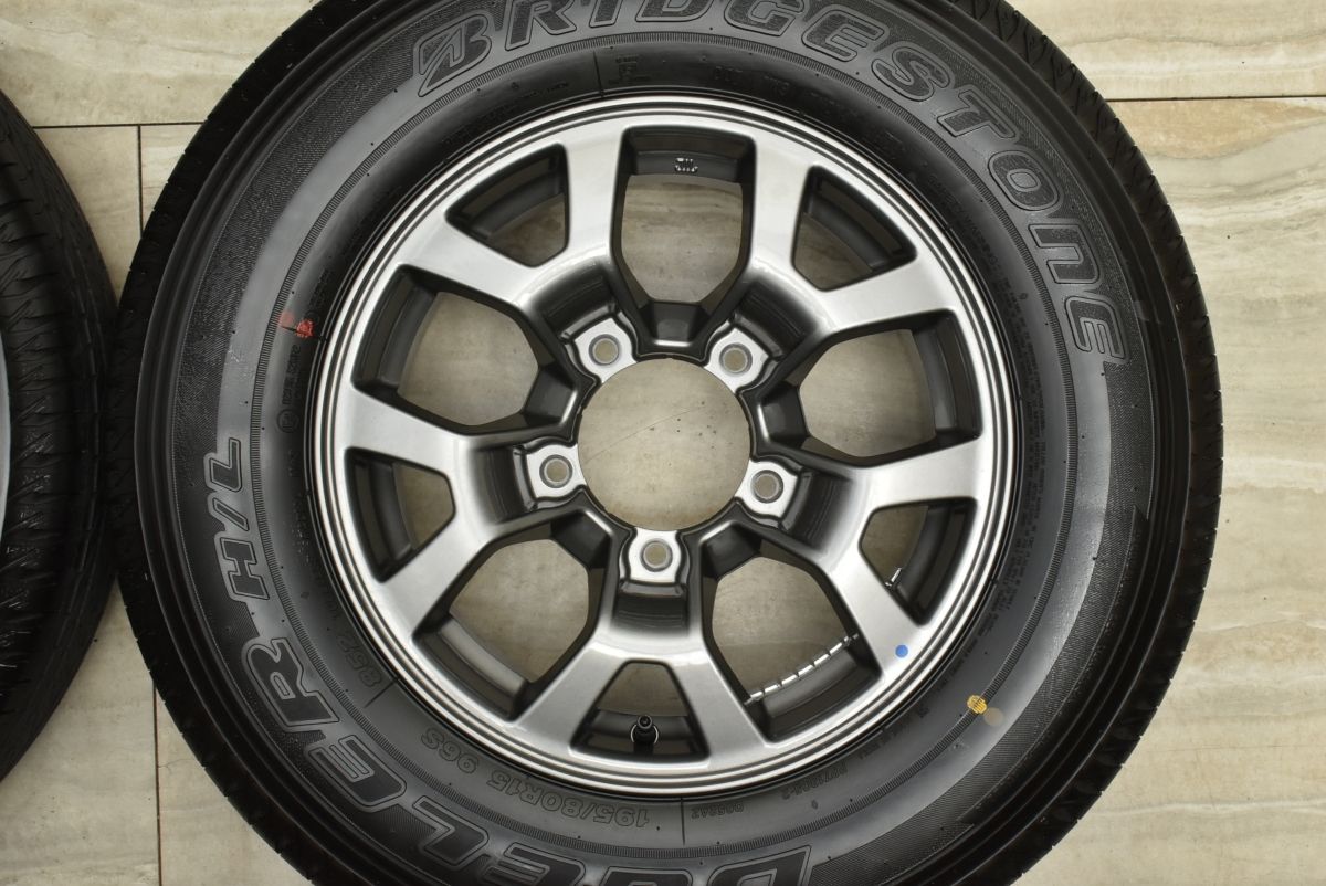 ジムニーノマド　新車外し195/80R15 ブリヂストン BRIDGESTONE - 【新車外し】15インチ ジムニー シエラ ノマド