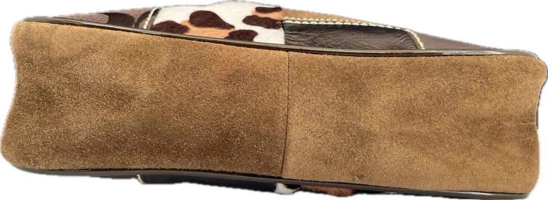 コーチ ハンドバッグ アクセサリーポーチ　パッチワーク マルチカラー　7071 コーチ ハンドバッグ アクセサリーポーチ パッチワーク マルチカラー