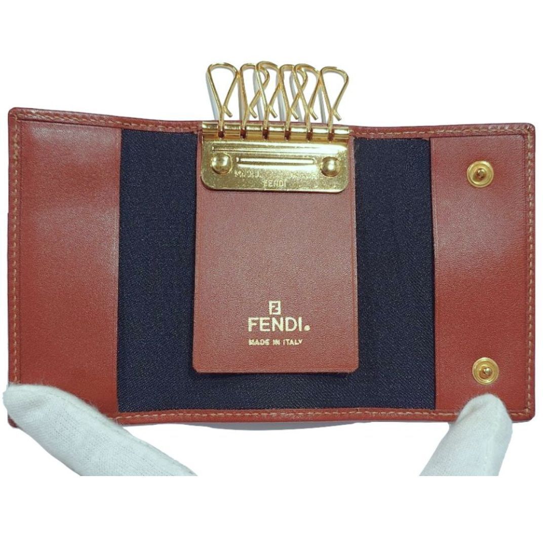 ほぼ未使用 FENDI フェンディ ペカン 6連キーケース - メルカリ