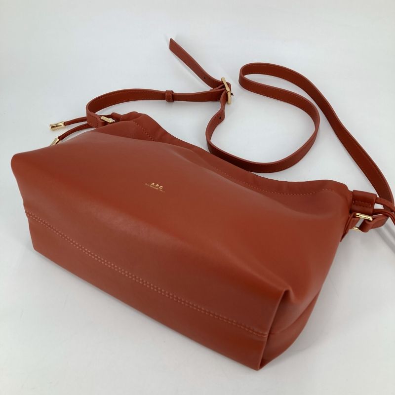 【イオン広店】 中古 A.P.C | アーペーセー ショルダーバッグ SAC NINON   CROSSBODY BAG PUAAT-F61583 オレンジ 【121】 イオン広店】 中古 A.P.C | アーペーセー ショルダーバッグ SAC NINON