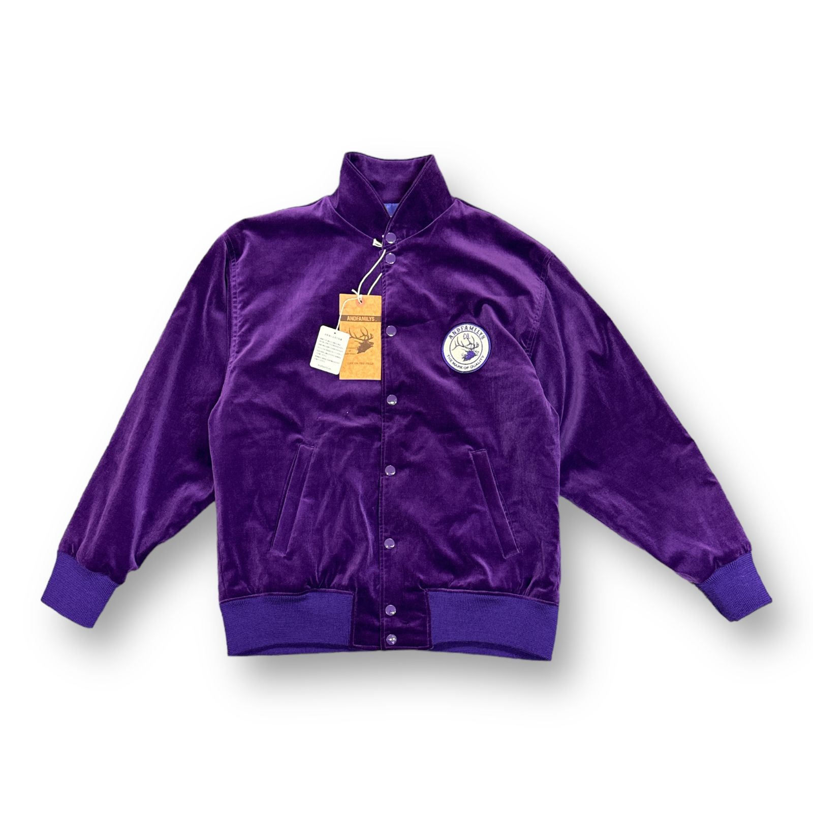 定価62480円 未使用品 ANDFAMILY 22AW Velvet Sports Jacket