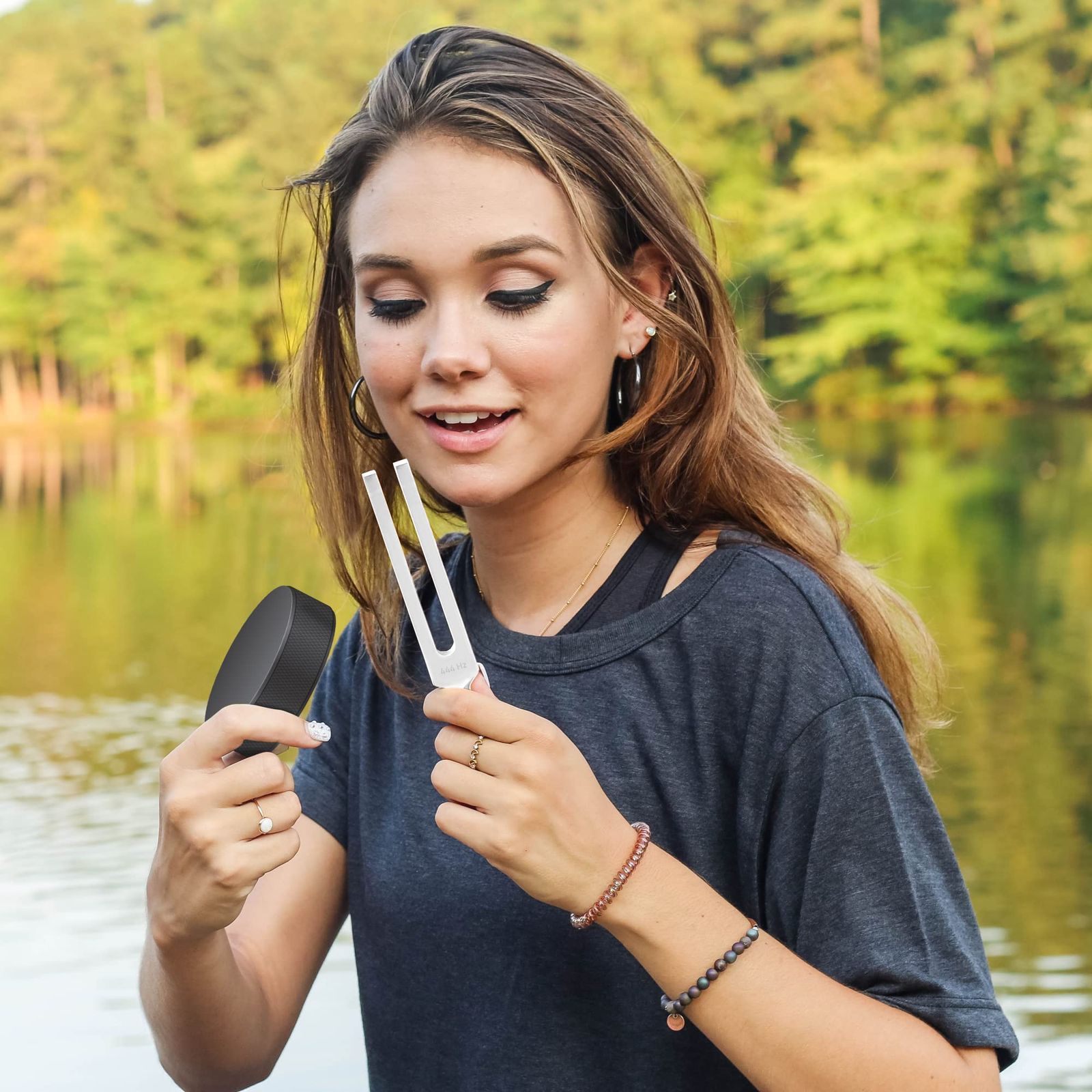 444HZ チューニングフォーク サウンドヒーリングと瞑想用 Amazon | ARCHETYPE BRANDS 444Hz チューニングフォーク サウンド