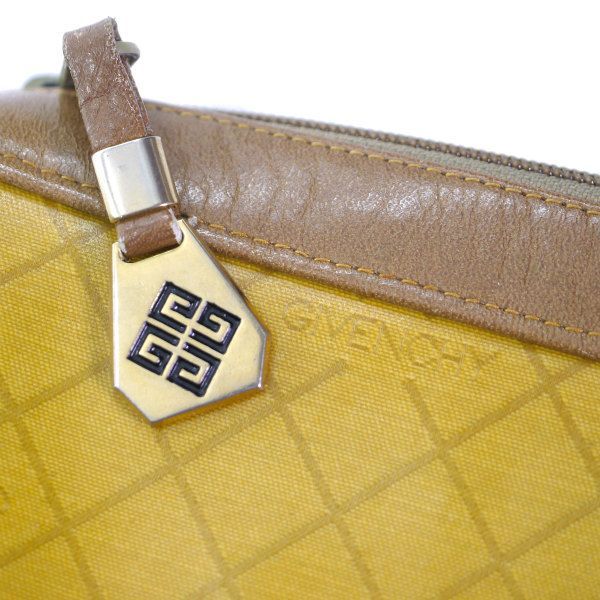 GIVENCHYチェック柄ハンドバッグ ゴールドロゴ Vintage Gallery Rococo OLD GUCCI 世界No.1のコレクション！