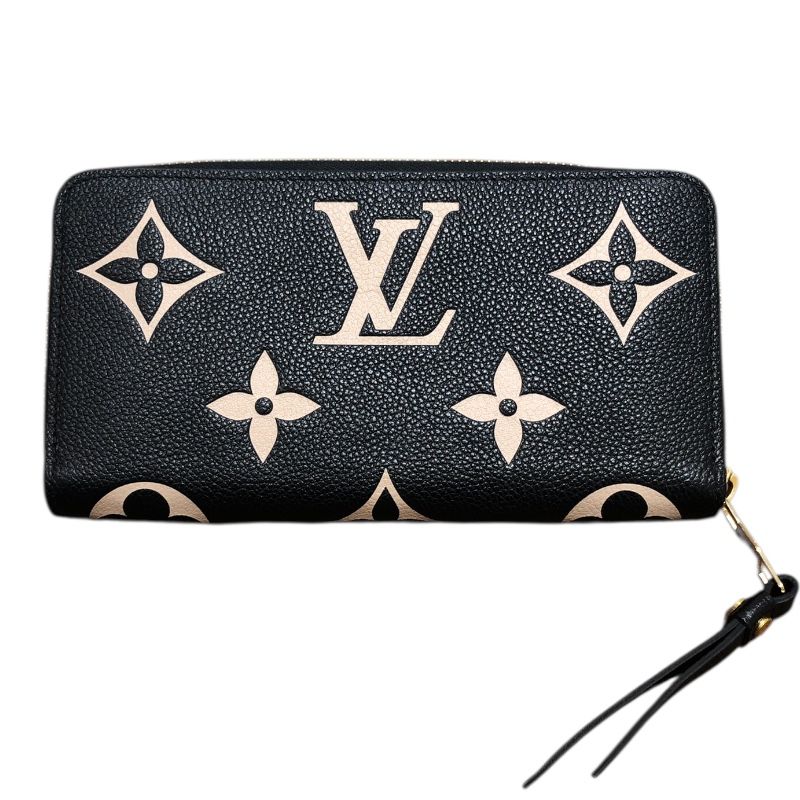 ルイ ヴィトン LOUIS VUITTON ジッピー ウォレット M80481 ブラック バイ モノグラム レディース 長財布