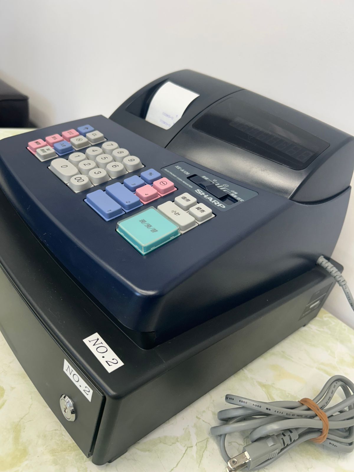 配送→配送可】SHARP XE-A126 レジスター