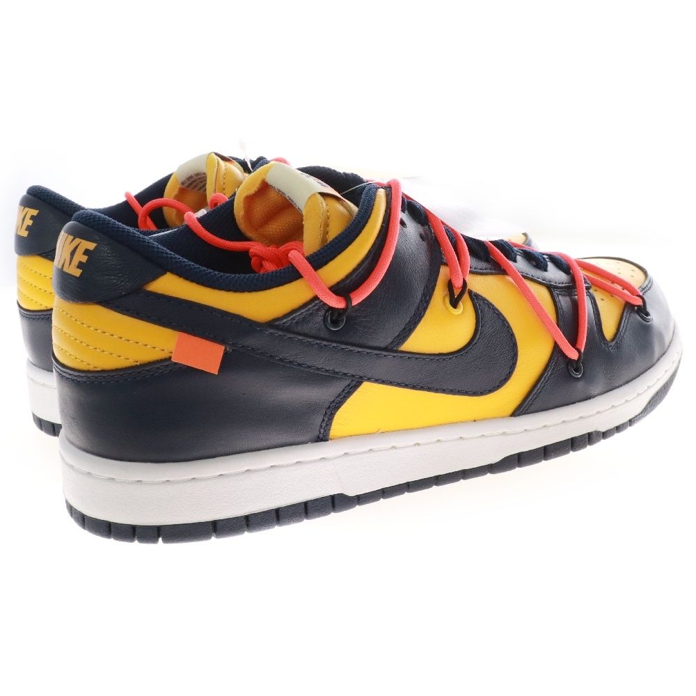 NIKE (ナイキ) ×OFF-WHITE DUNK LOW LTHR CT0856-700 オフホワイト 