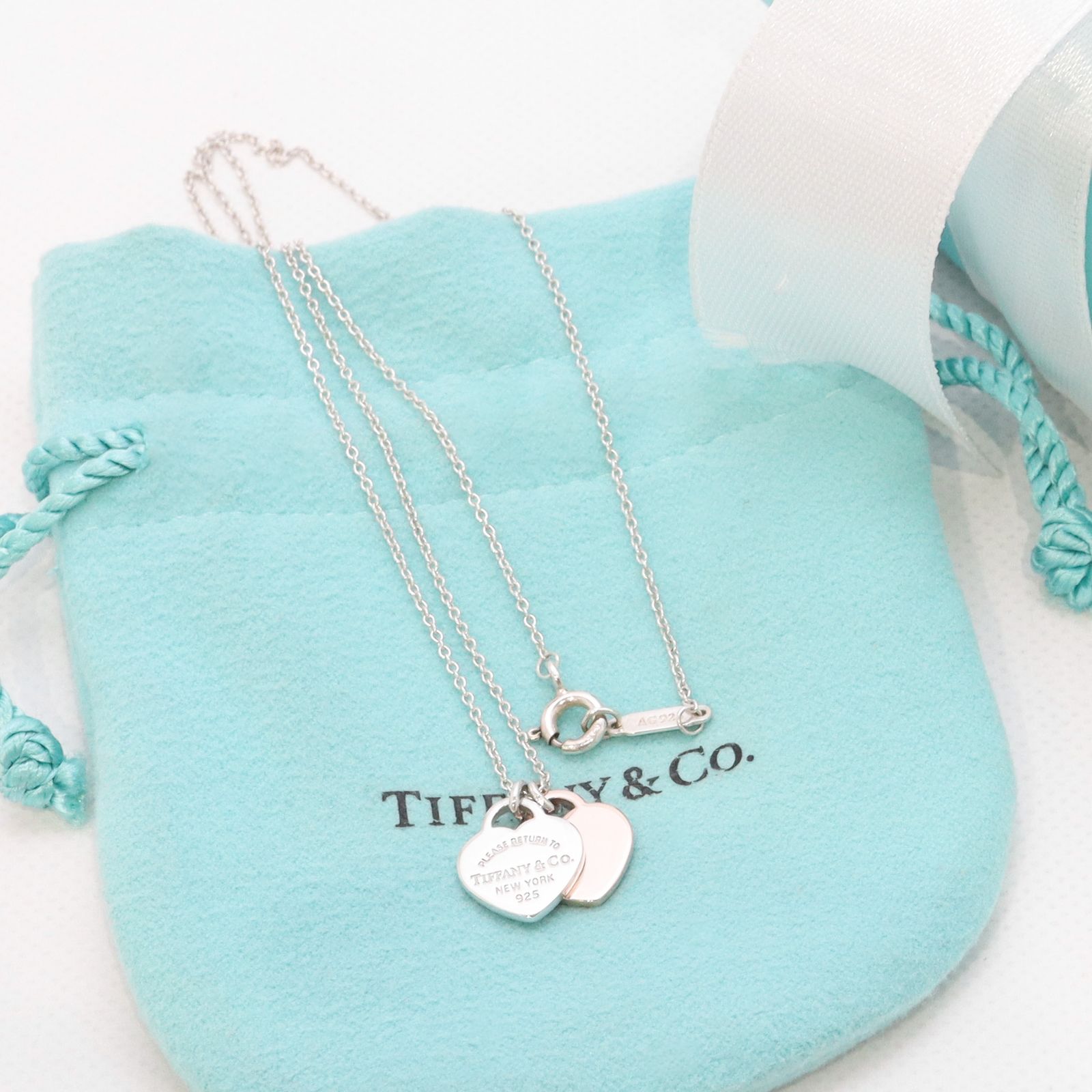 TIFFANY＆CO. ラビングハート ペンダント ネックレス ミニ Ag925
