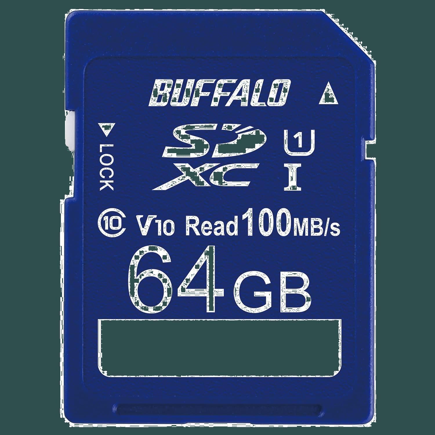 バッファロー SDカード 16GB 100MB s UHS-1 スピードクラス1 VideoSpeedClass10 IPX7 Full H