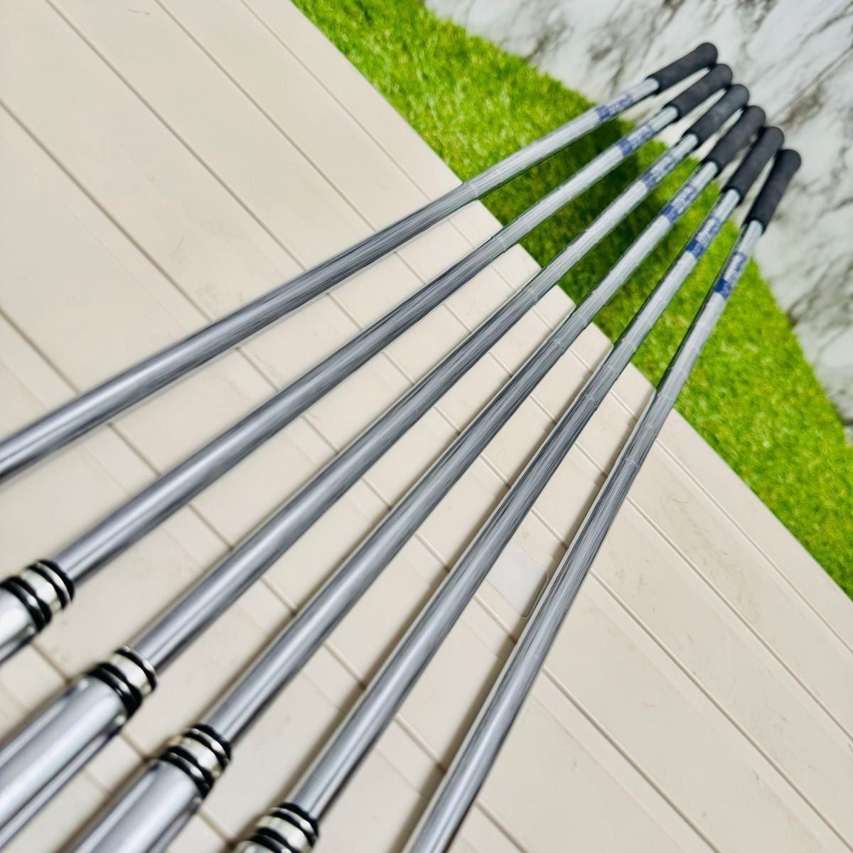 良品】初心者推奨 ピン G425 青ドット メンズアイアンセット 6本 S