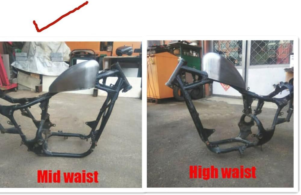 ホンダ スティード 400 600 シャドウ VT600 8cm用ブラックガソリン燃料