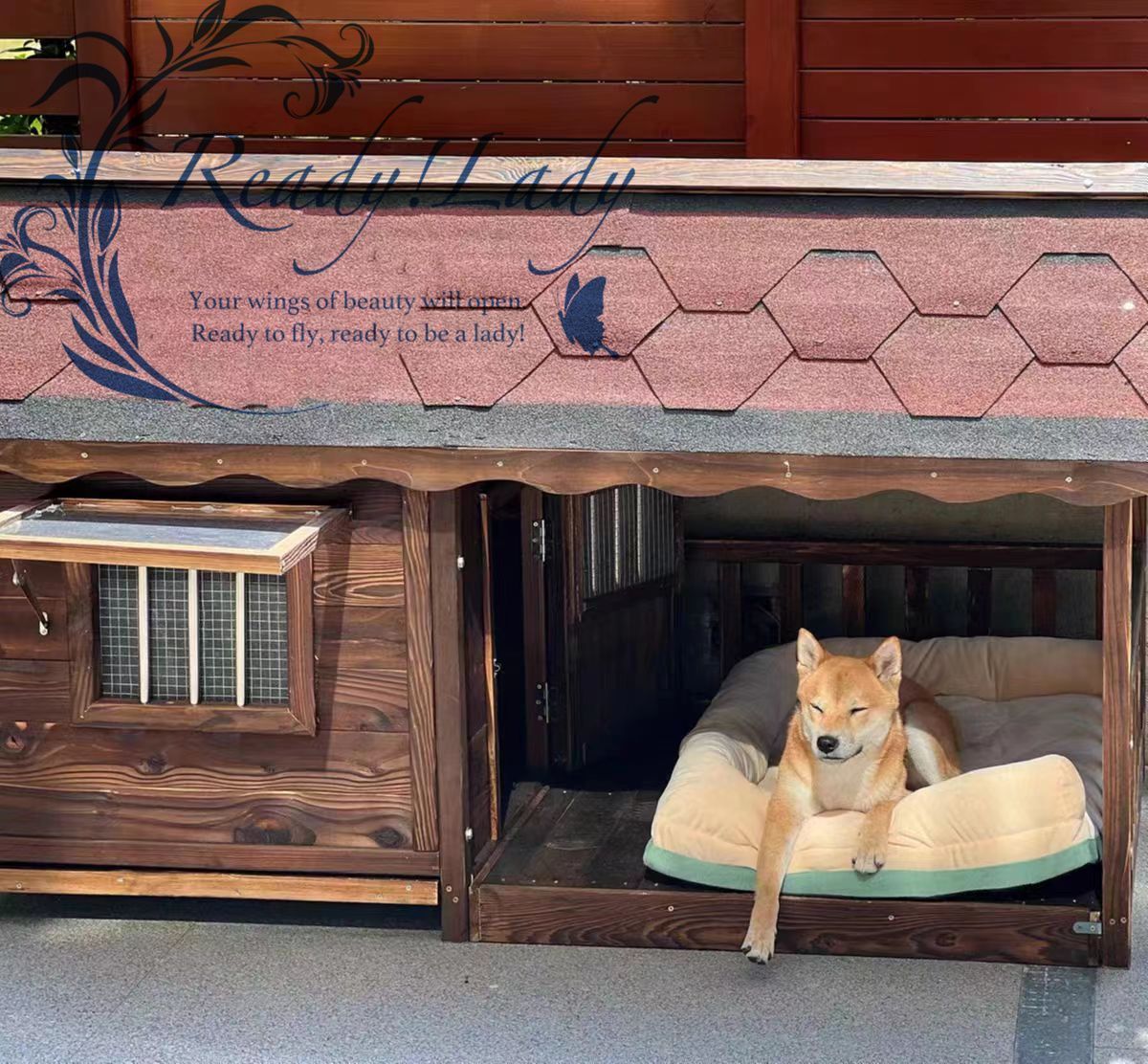 犬小屋製作所K 防音ゲージ 木製 犬猫ゲージ 大型犬防音(キャスターあり