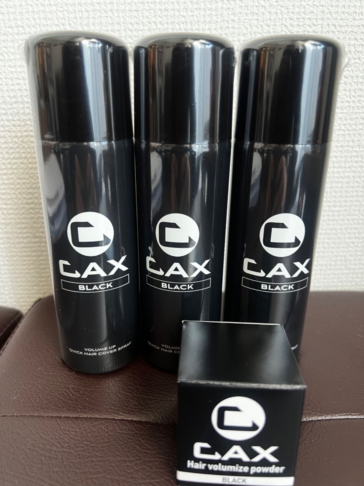 CAX BLACK 100グラム3本セット ブラック CAX カックス ヘアスプレー
