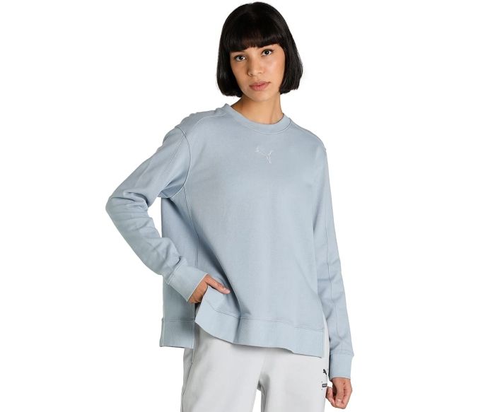 【新品・2営業日で発送】PUMA プーマ HER_クルー_TR (849830) 色 : BLUE_WASH サイズ : M 