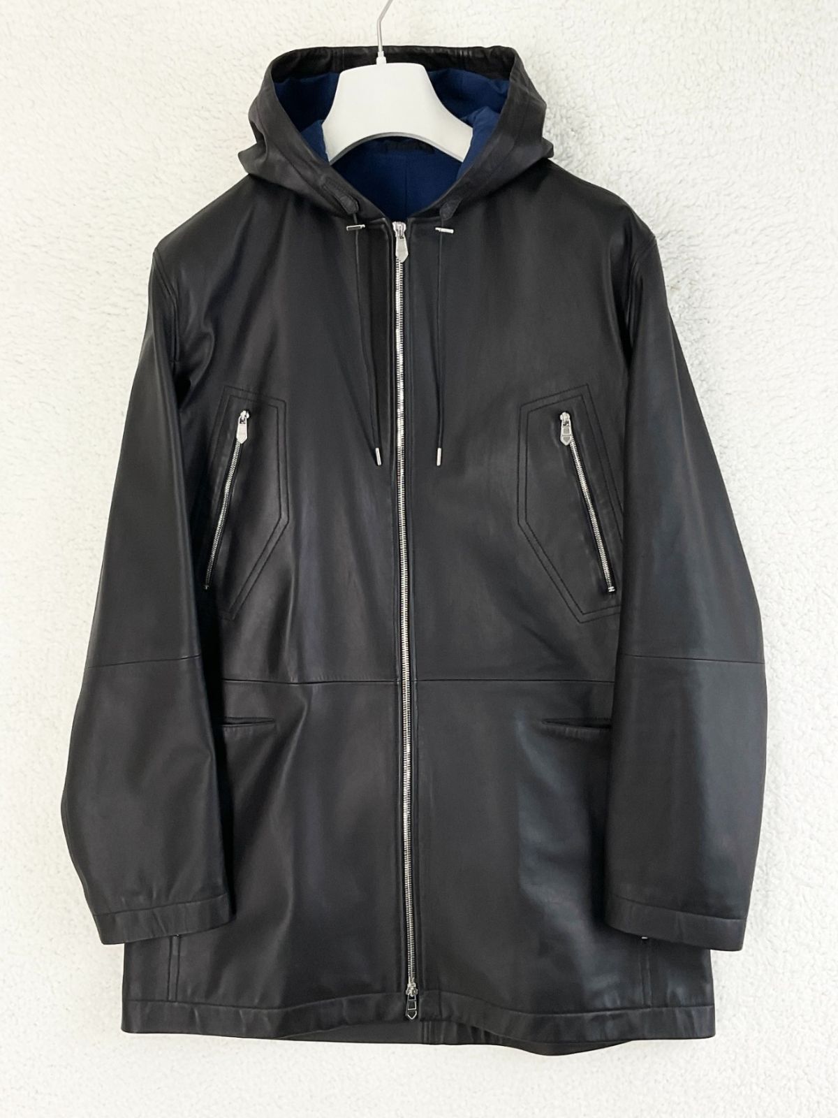 【極美品】HERMES ジャケット　サイズ50 HERMES 極美品△正規品 エルメス 極上 カシミヤ100％ ダブル
