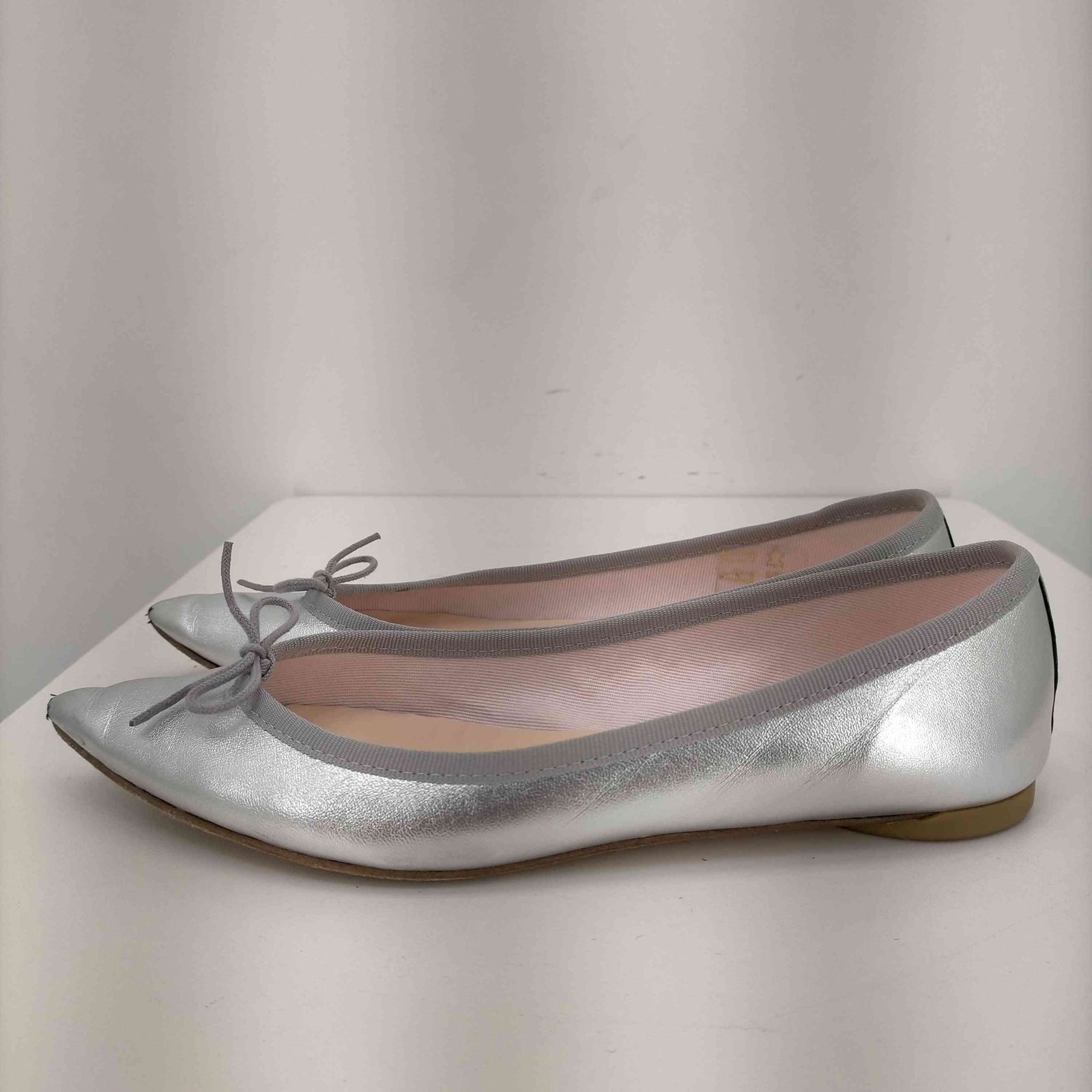 レペット repetto BRIGITTE BALLERINA バレエシューズ シルバー レディース 37 1/2