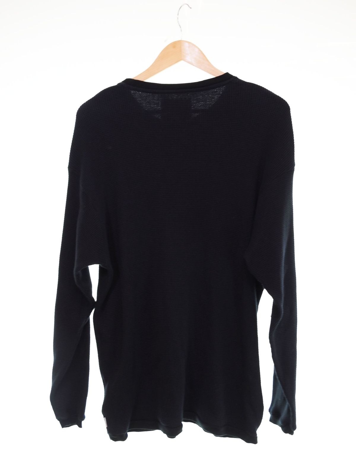 ダブルタップス WTAPS 21SS WAFFLE LS COPO 長袖Tシャツ 黒 211ATDT 