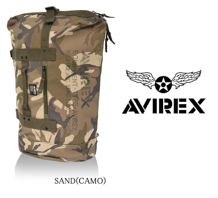 リュック 2way AVIREX アヴィレックス バッグ リュックサック 33L バックパック ボストンバッグ 修学旅行 アビレックス イーグル ミリタリー メンズ レディース 丈夫 おしゃれ 黒 カーキ 斜めがけ 斜めがけ 旅行 大容量 3514 防災