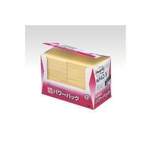 まとめ 住友スリーエム ポストイット R パワーパックシリーズ 20個入り 横75×縦75mm 6542-Y イエロー 20個入