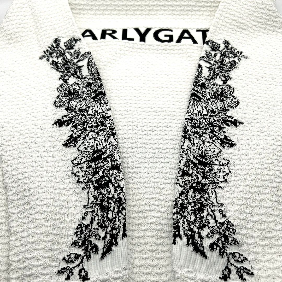 PEARLYGATES パーリーゲイツ ニットプルオーバー サイズ5 ボタニカル柄