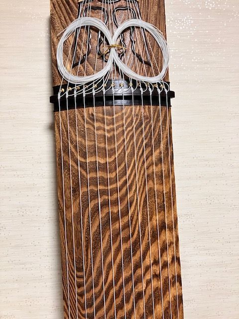 くりこう箏 綾杉彫 琴柱付属 み