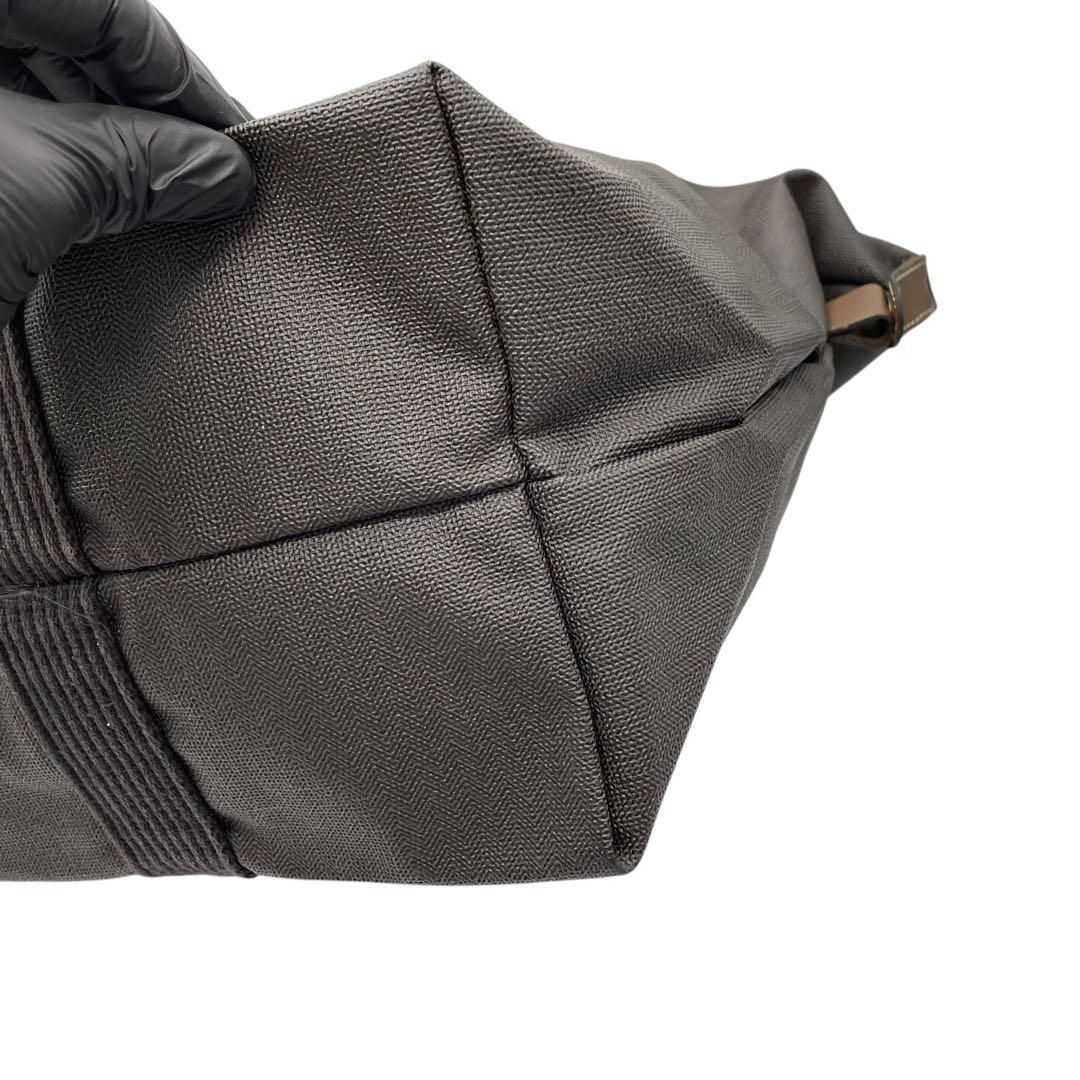 美品 dunhill ダンヒル ボストンバッグ 大容量 PVC レザー