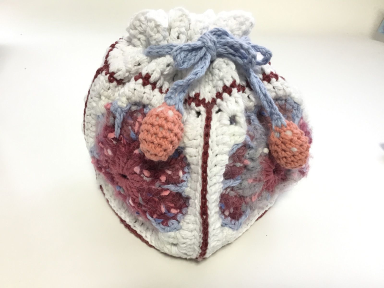 100 コットンこばやし ねこ柄 ミニミニ巾着袋 100個セット 生地 猫柄