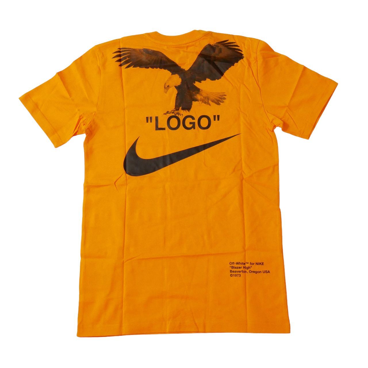 新品 Off-white x NIKE タキシード Tシャツ オレンジ 新品 サイズS 